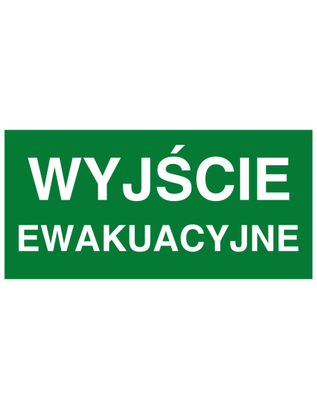 Znaki ewakuacyjne
