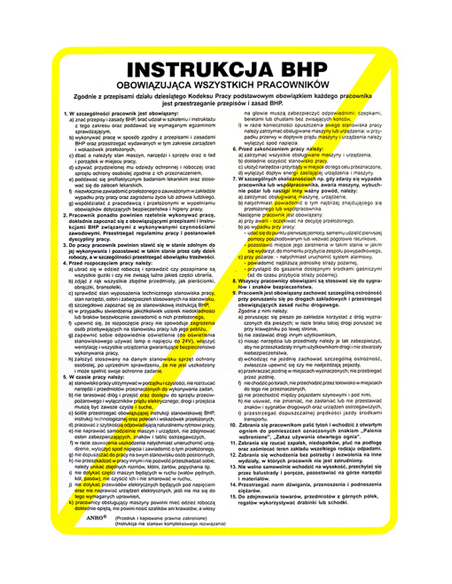 Instrukcje BHP i PPOŻ